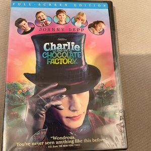 Charlie and the chocolate factory- new dvd
